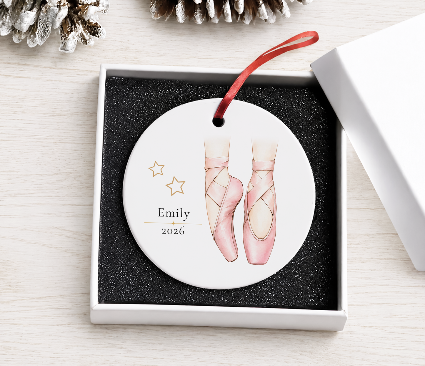 Personalized Ballet Ornament