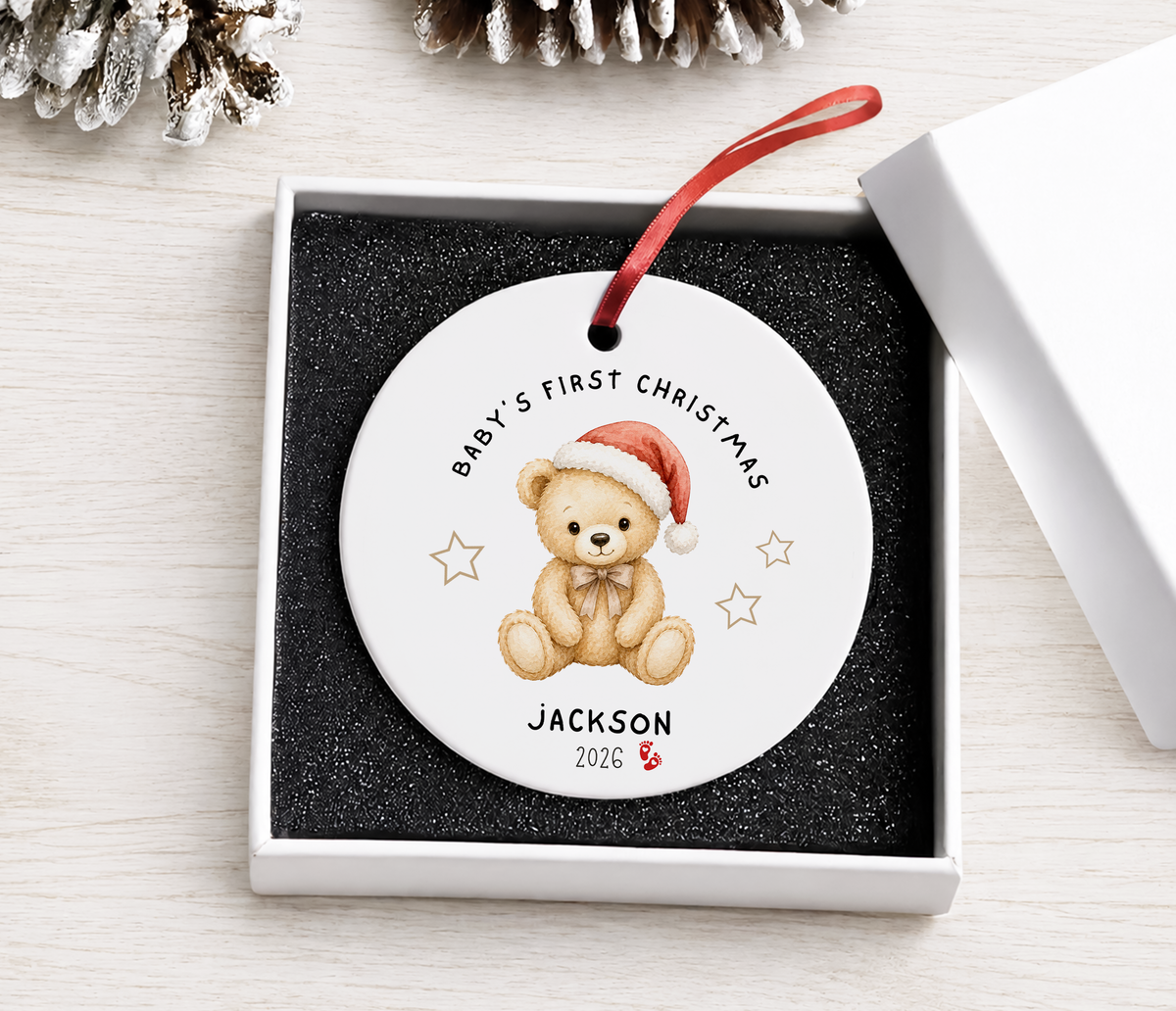 Personalized Ornament for Baby's First Christmas