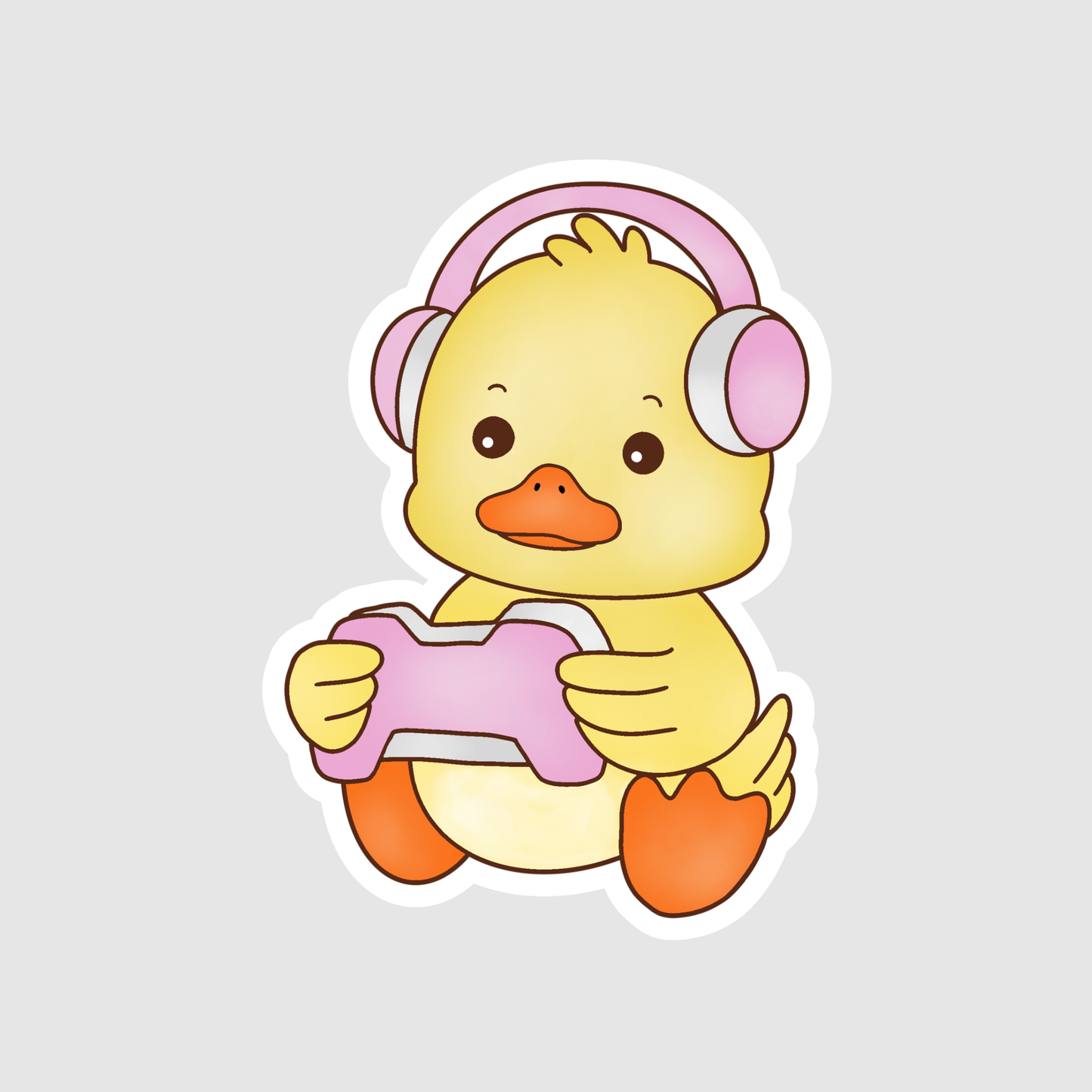 Chick Playing Game (Pink)