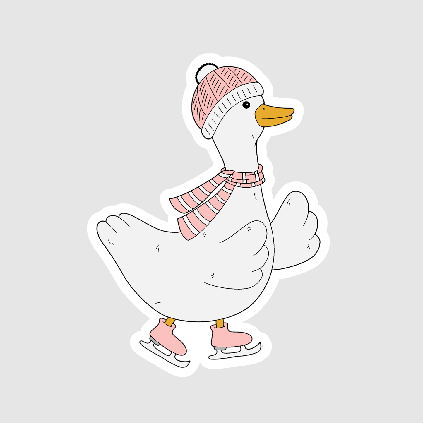 Silly Goose Ice Skating