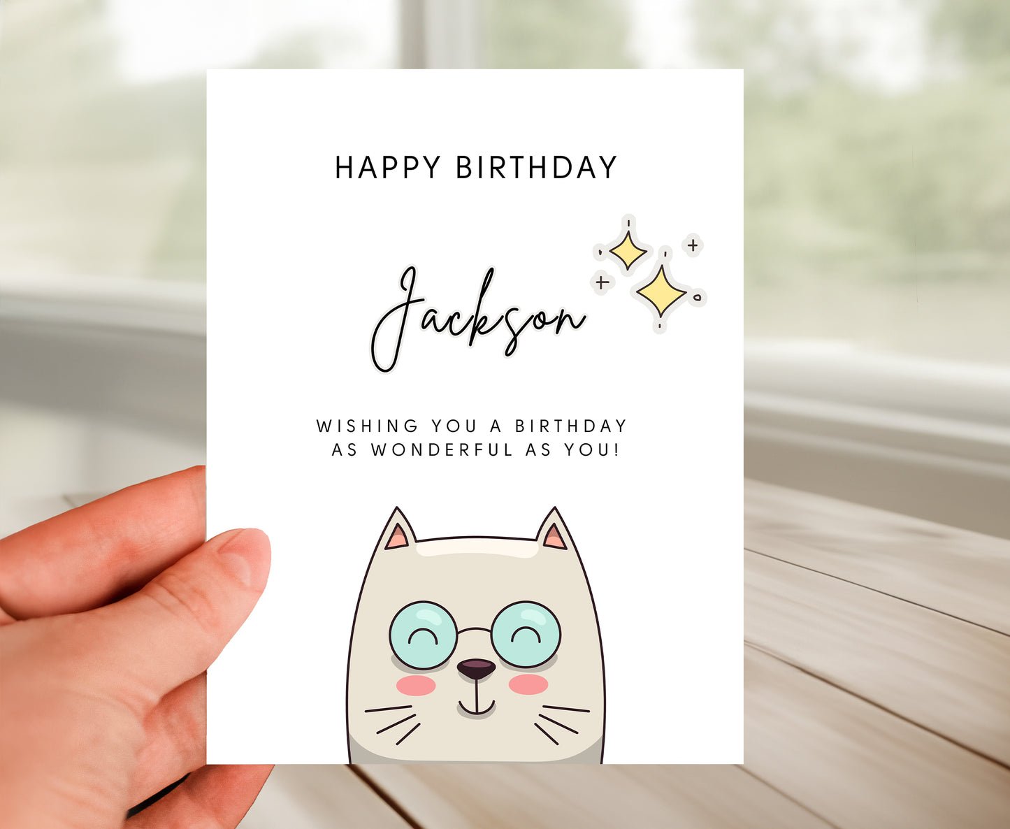 Personalized Birthday Card