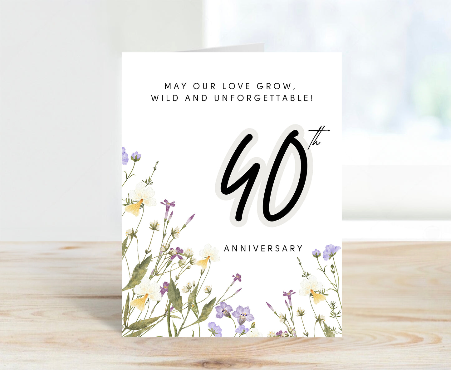 40th Anniversary Card