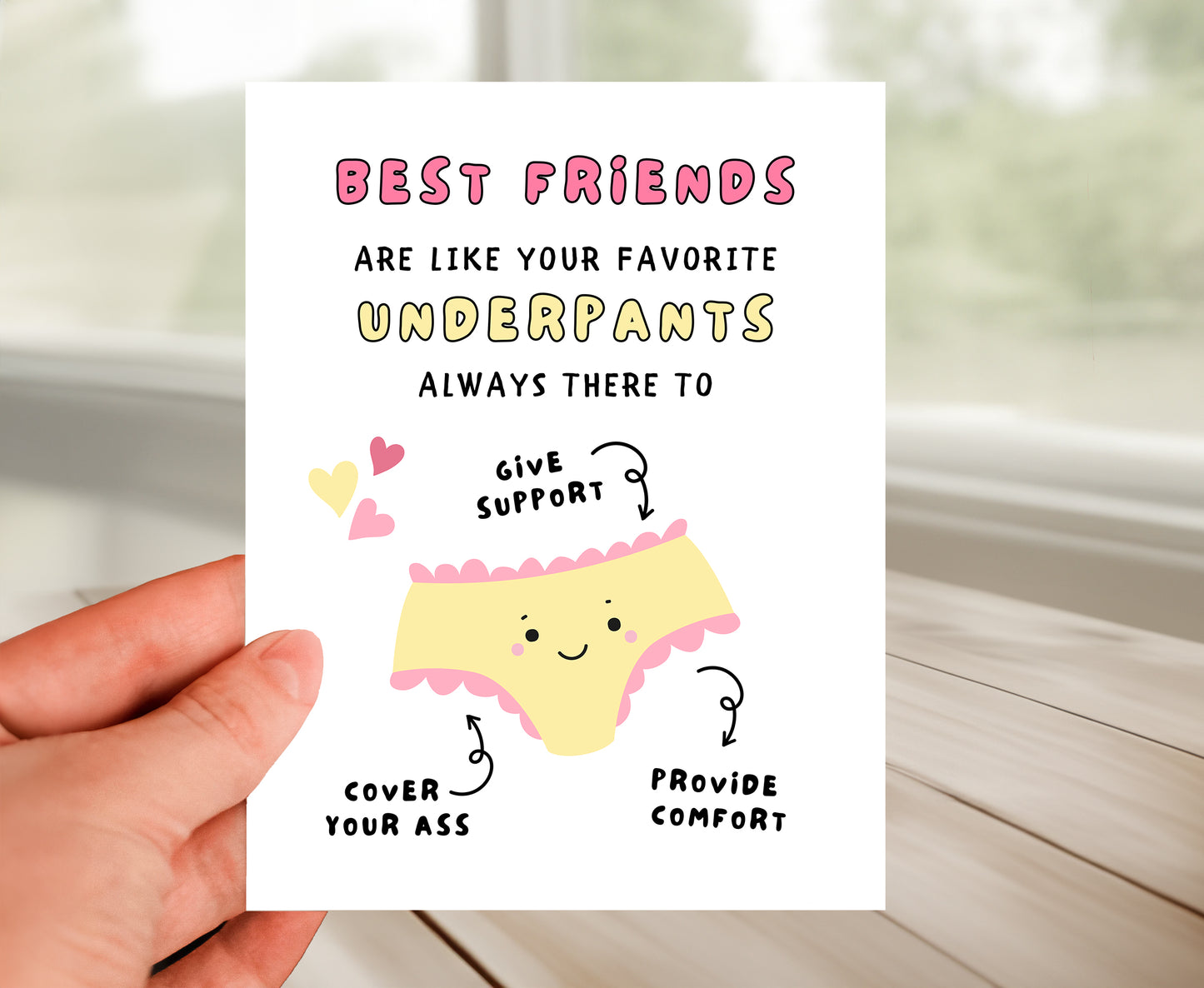 Friendship Card - Favorite Underpants