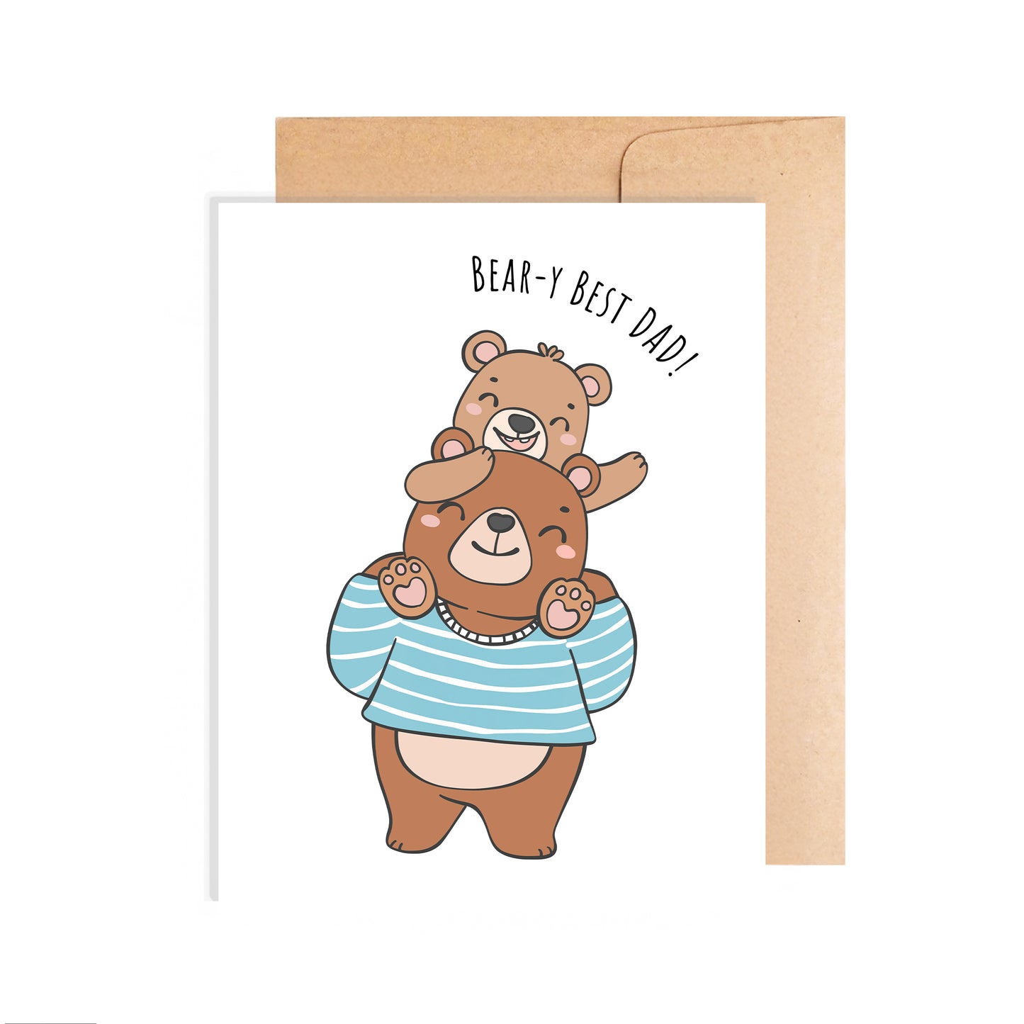 Card for Dad - Bear-y Best Dad