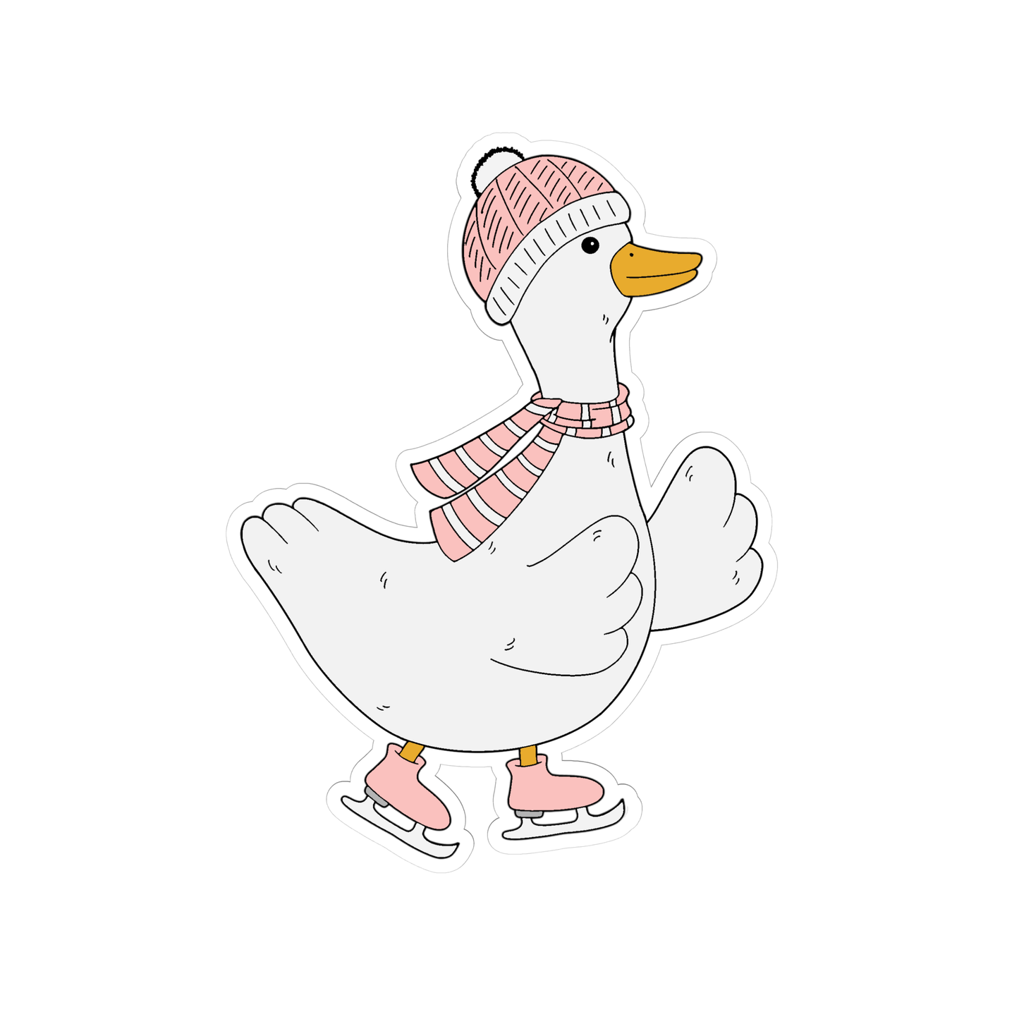 Silly Goose Ice Skating