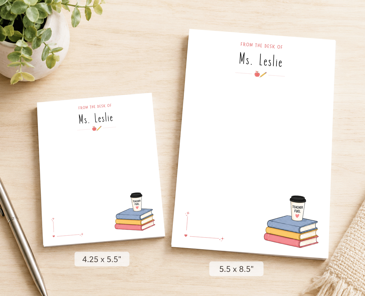 Personalized Notepad for Teacher