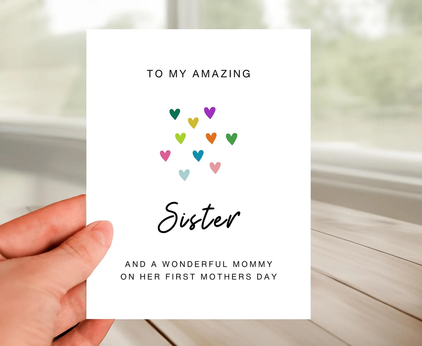 Sister First Mother's Day