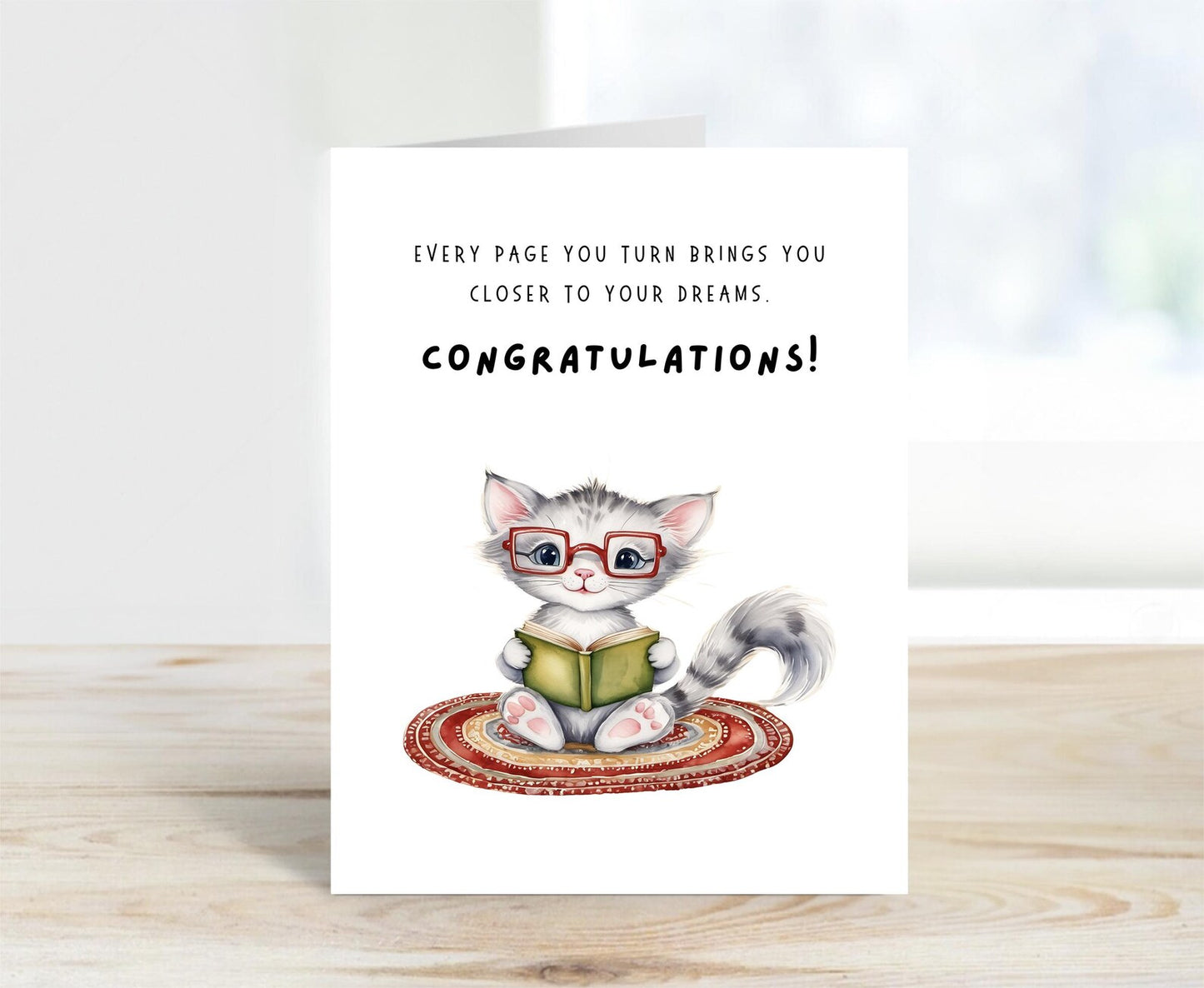 Congratulations Card - Closer To Your Dreams