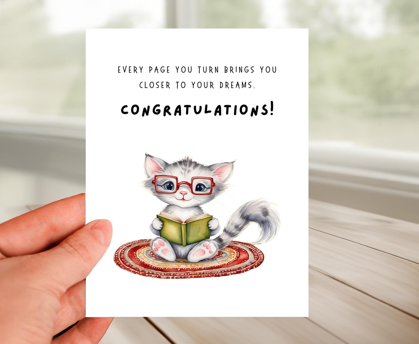 Congratulations Card - Closer To Your Dreams