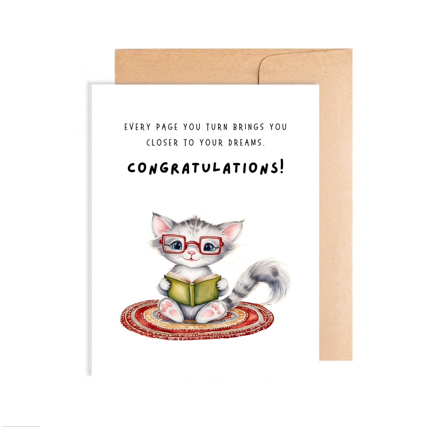 Congratulations Card - Closer To Your Dreams
