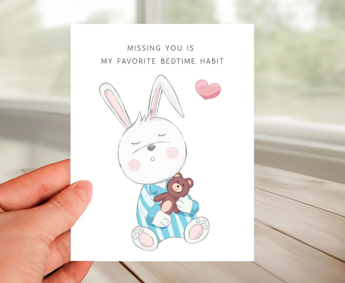 I Miss You Card