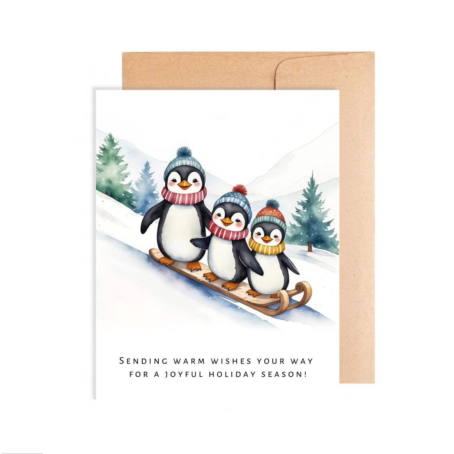 Penguin Family Christmas