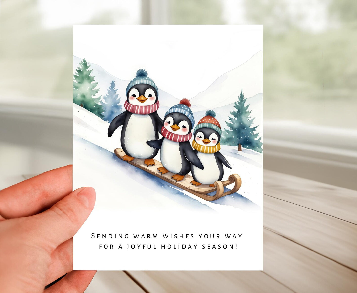 Penguin Family Christmas