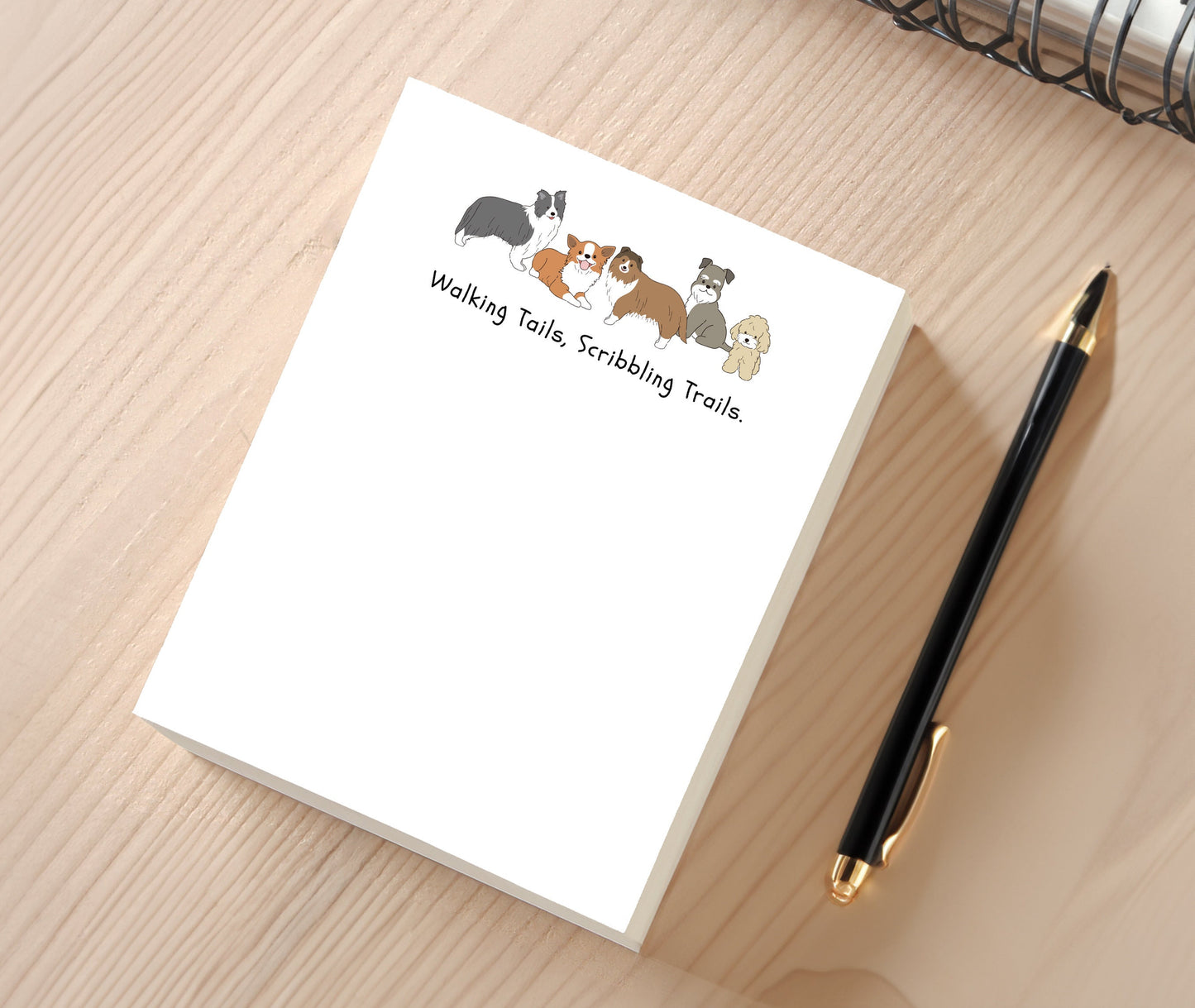 Playful Dog Lover Notepad
