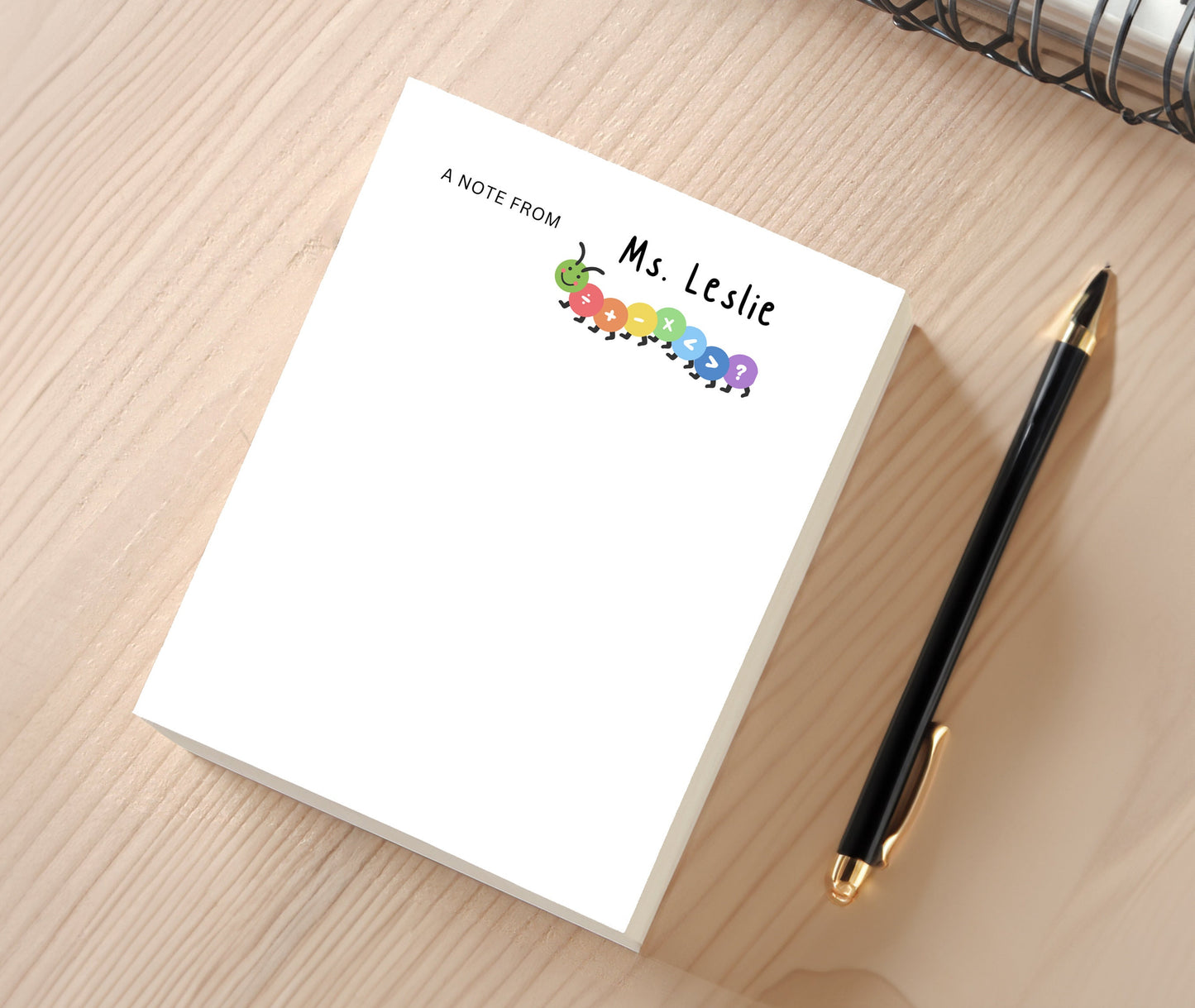 Personalized Notepad for Teacher