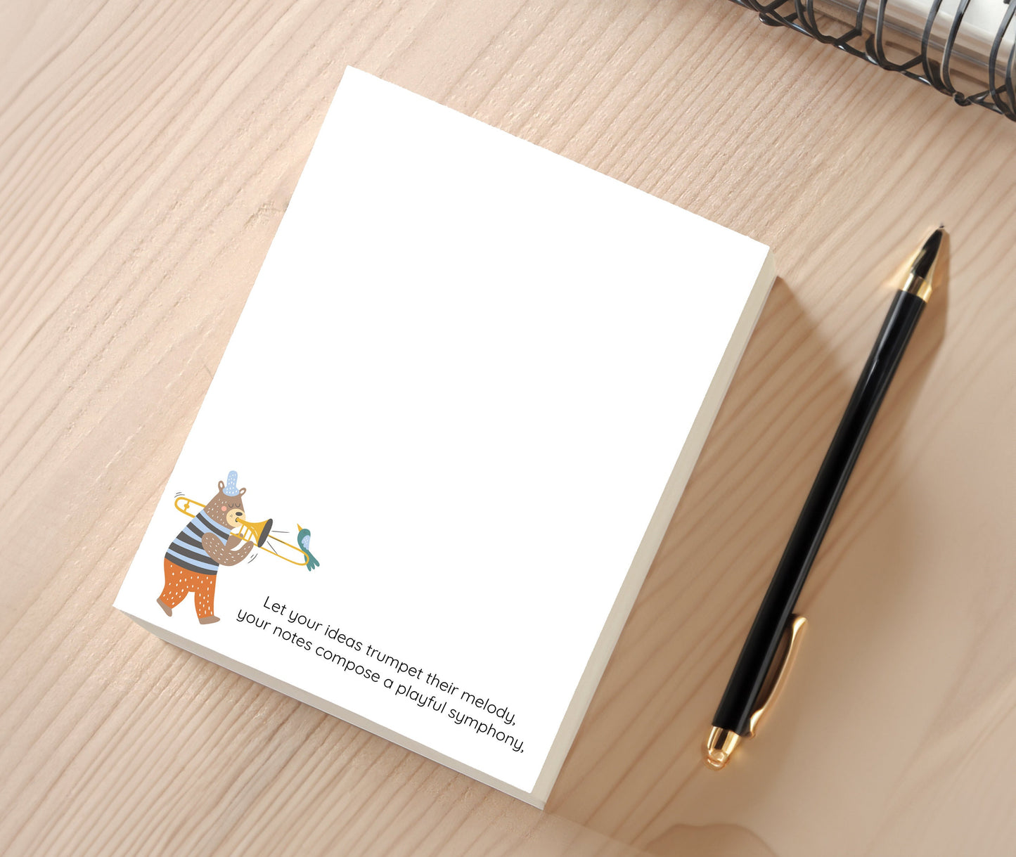 Whimsical Notepad - Thoughtful Message