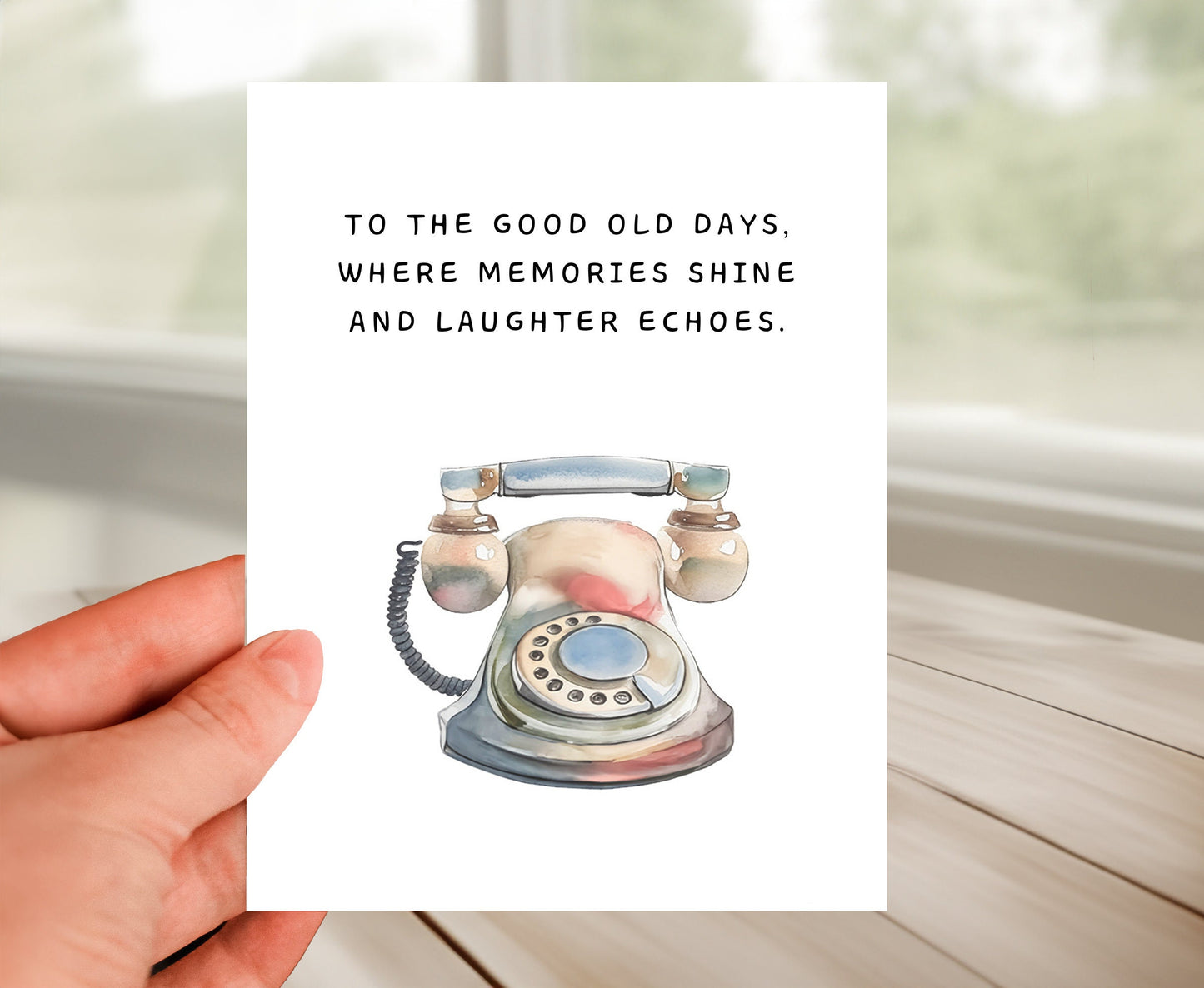 Friendship Card - Remember the Old Days