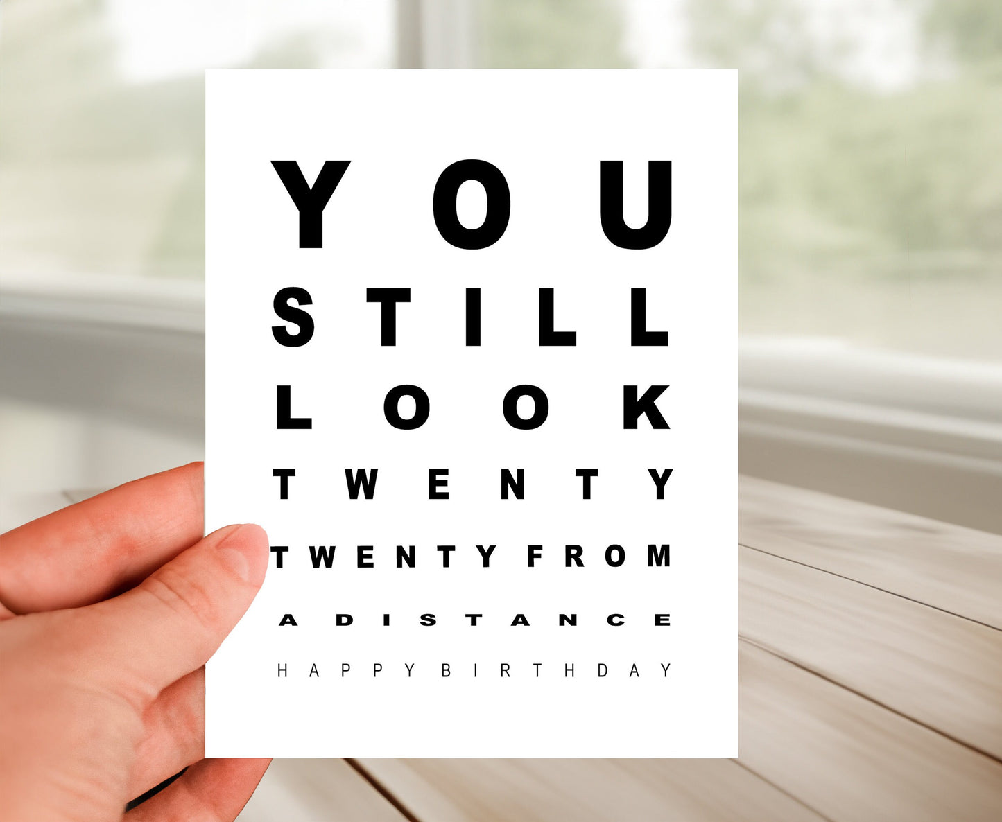 Happy Birthday Card - You Still Look Twenty Two