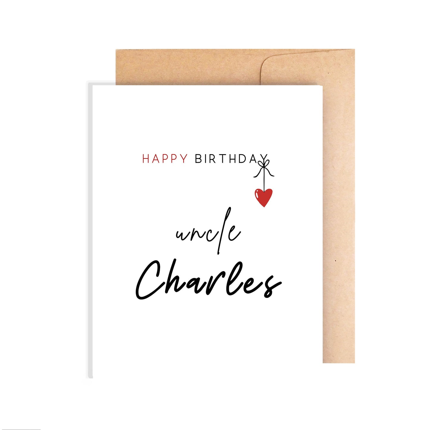 Personalized Birthday Card for Uncle
