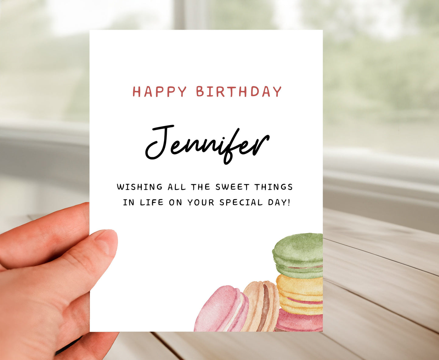 Personalized Birthday Card for Her - All The Sweet Things