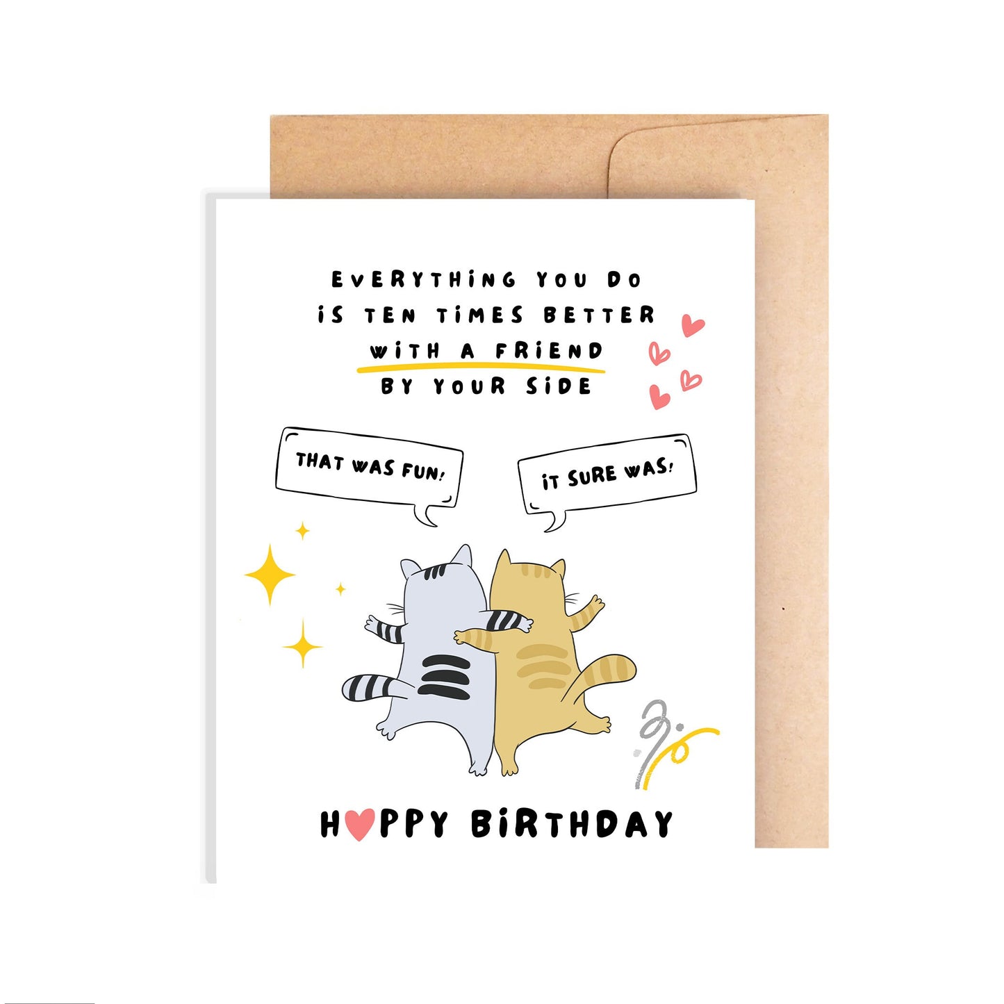 Happy Birthday Card - Best friends Forever