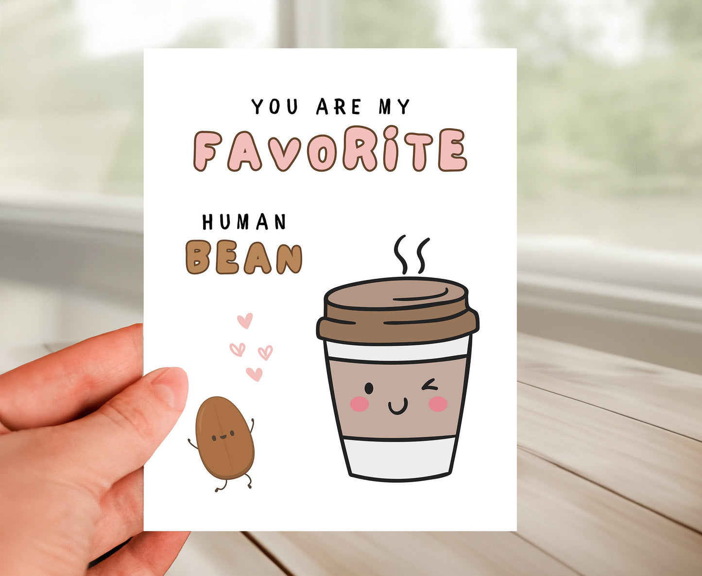 Relationship Card - My Favorite Human Bean