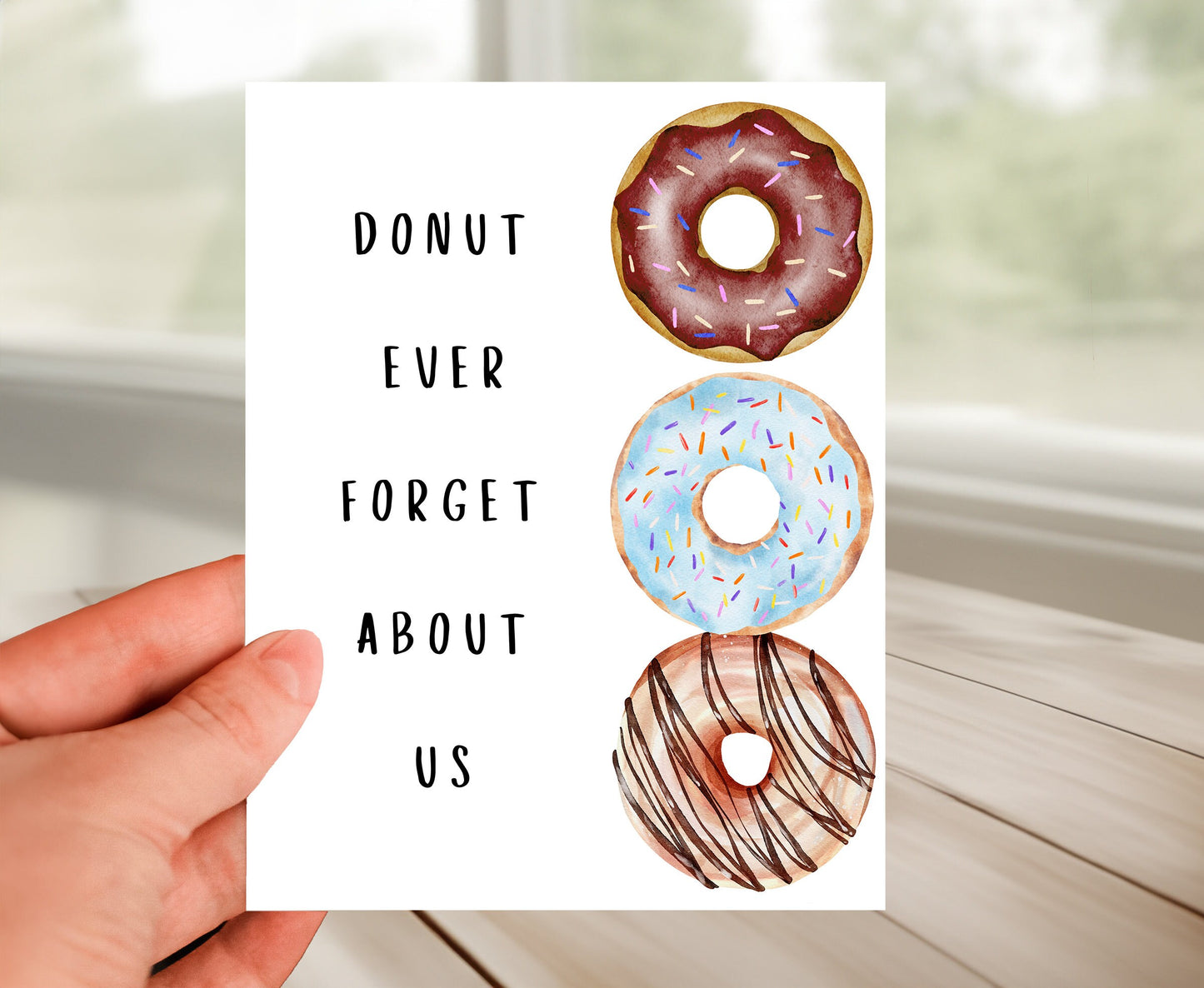 Farewell Card - DON'T EVER FORGET ABOUT US