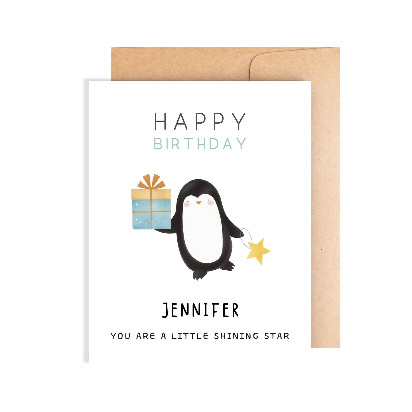 Personalizable Child's Birthday Card