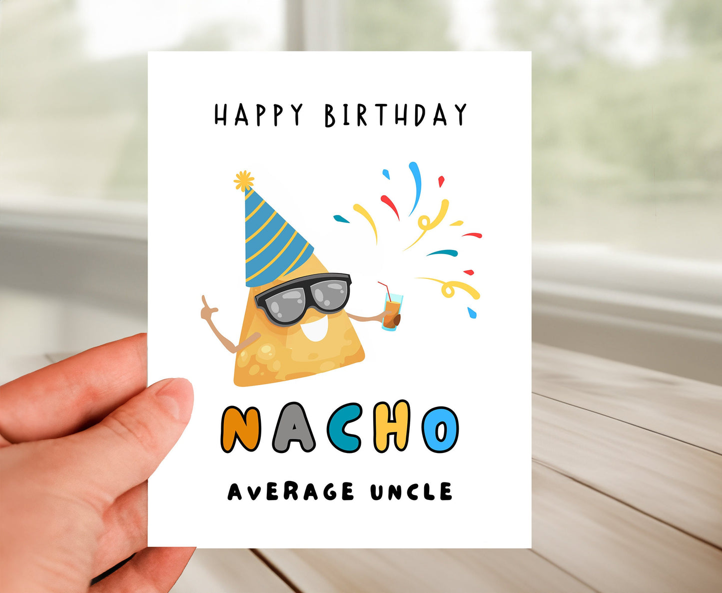 Happy Birthday To Uncle Card