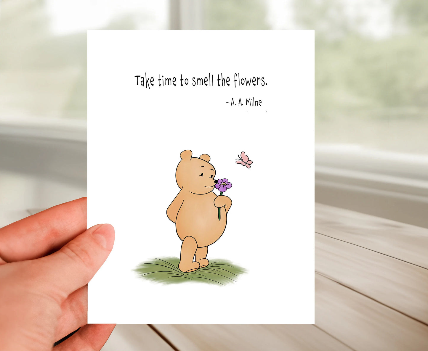Friendship Card - Classic Winnie The Pooh