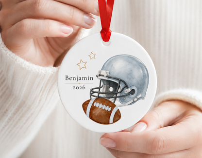 Personalized Football Ornament
