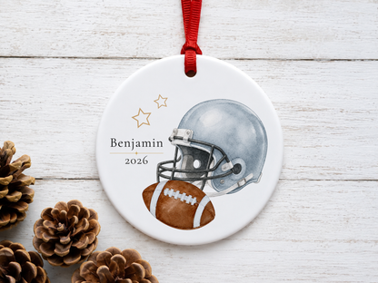 Personalized Football Ornament