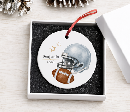 Personalized Football Ornament