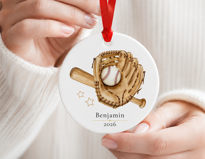 Personalized Baseball Ornament