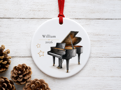 Personalized Piano Ornament