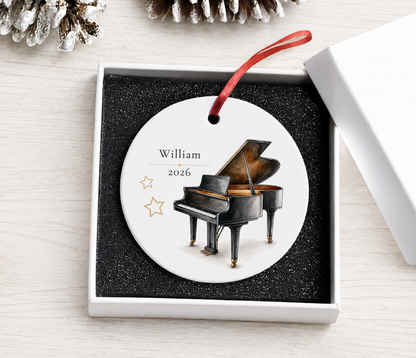 Personalized Piano Ornament