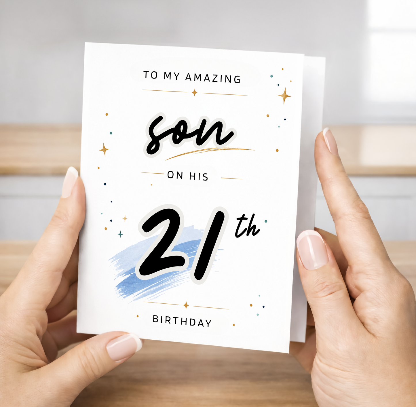 Personalized Birthday Card for Son