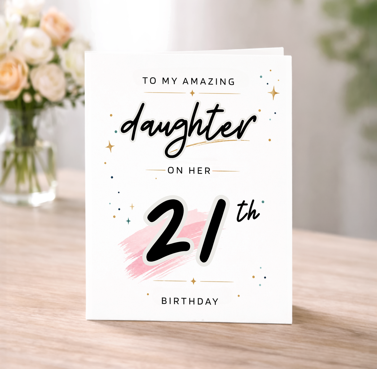 Personalized Birthday Card for Daughter