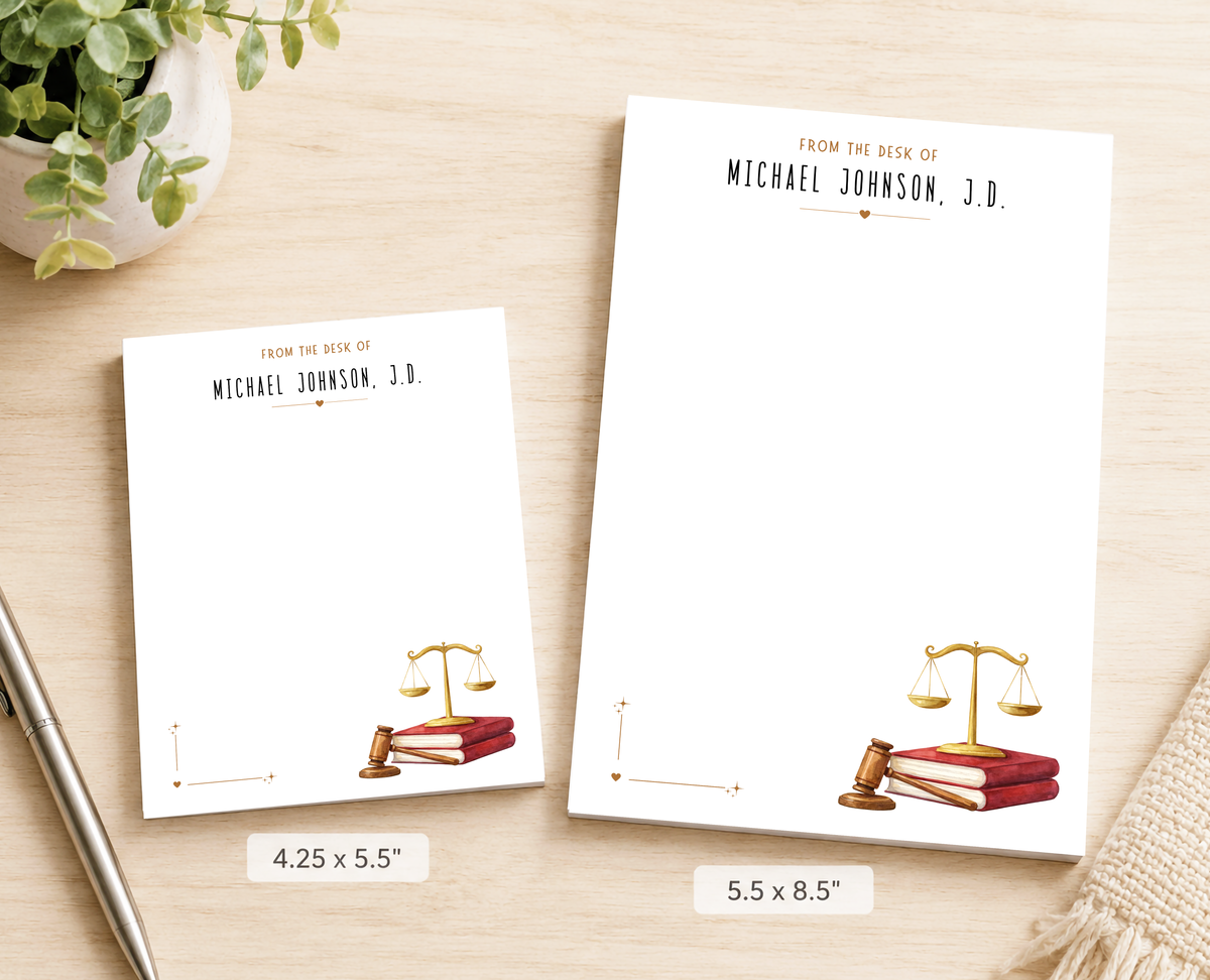 Personalized Notepad for Law Graduate
