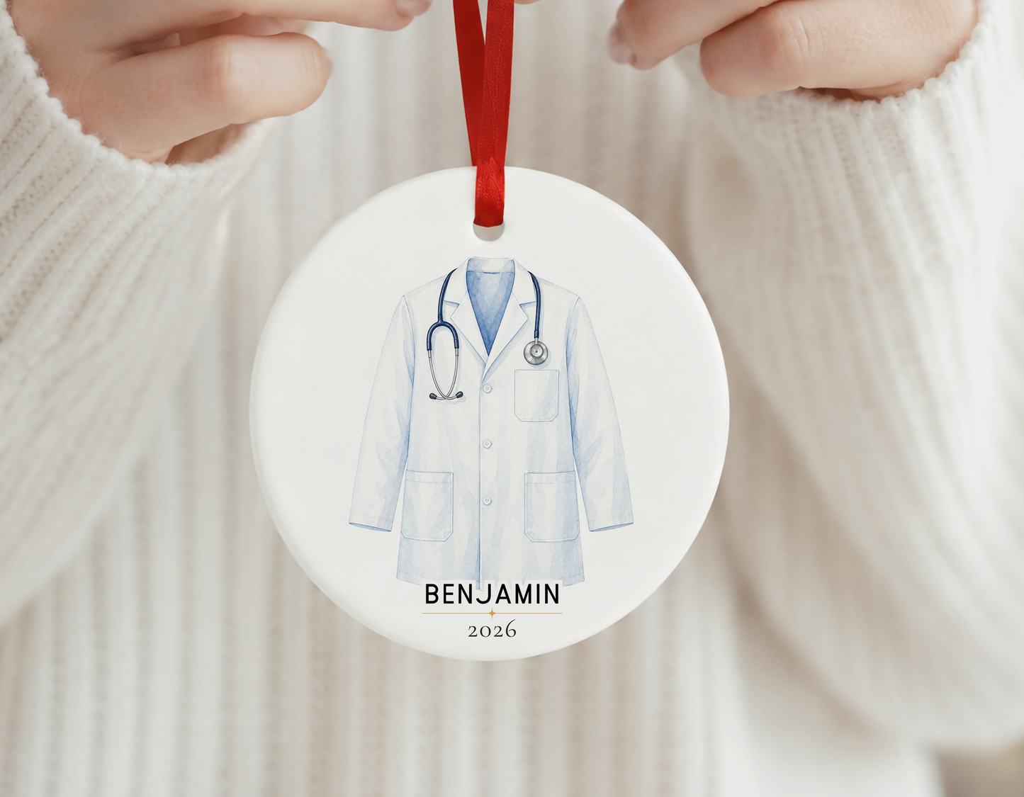 Personalized Ornament for Doctors