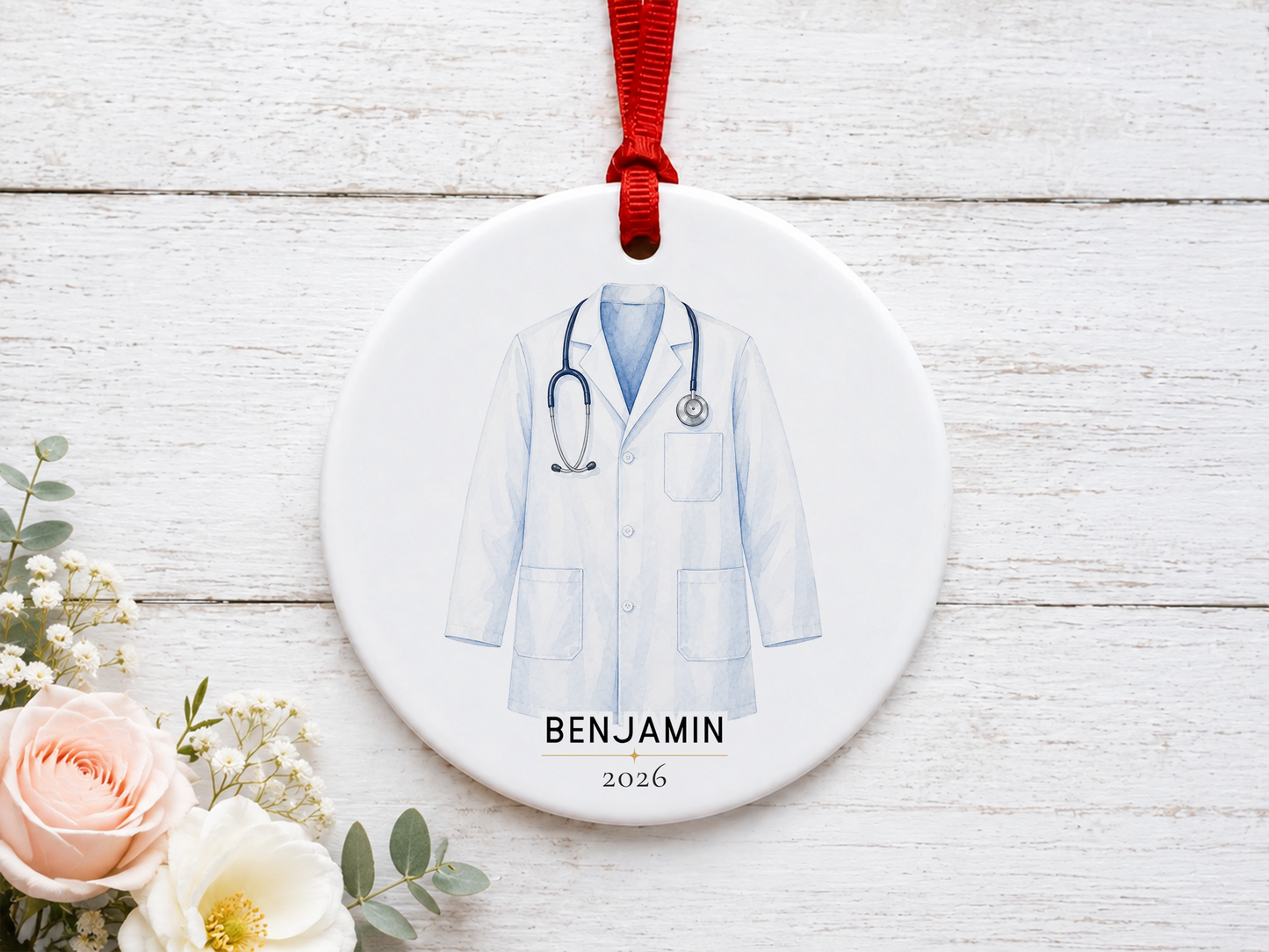 Personalized Ornament for Doctors