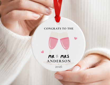 Personalized Ornament for Couple