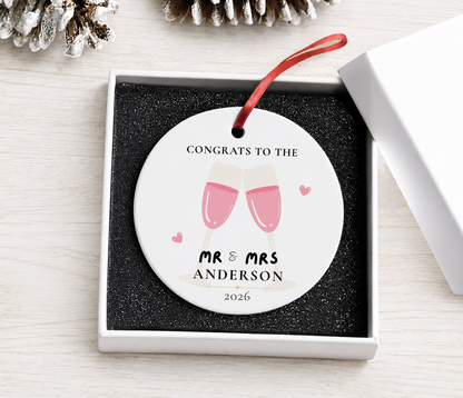 Personalized Ornament for Couple