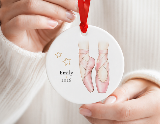 Personalized Ballet Ornament