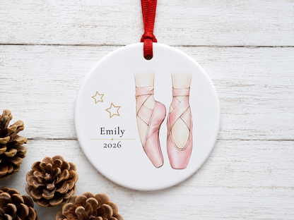 Personalized Ballet Ornament