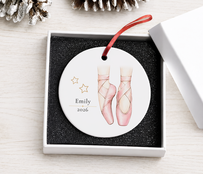 Personalized Ballet Ornament