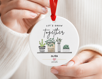 Personalized Ornament, Grow Together