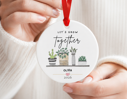 Personalized Ornament, Grow Together
