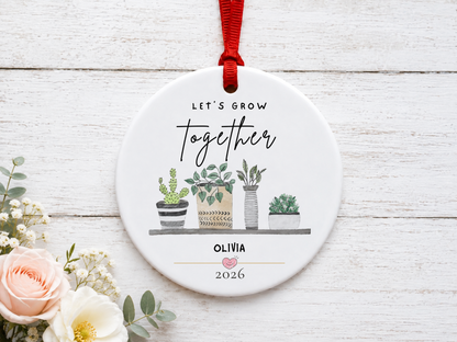 Personalized Ornament, Grow Together