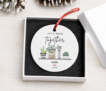 Personalized Ornament, Grow Together